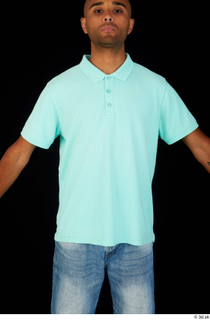 Aaron blue t-shirt dressed upper body 0001.jpg